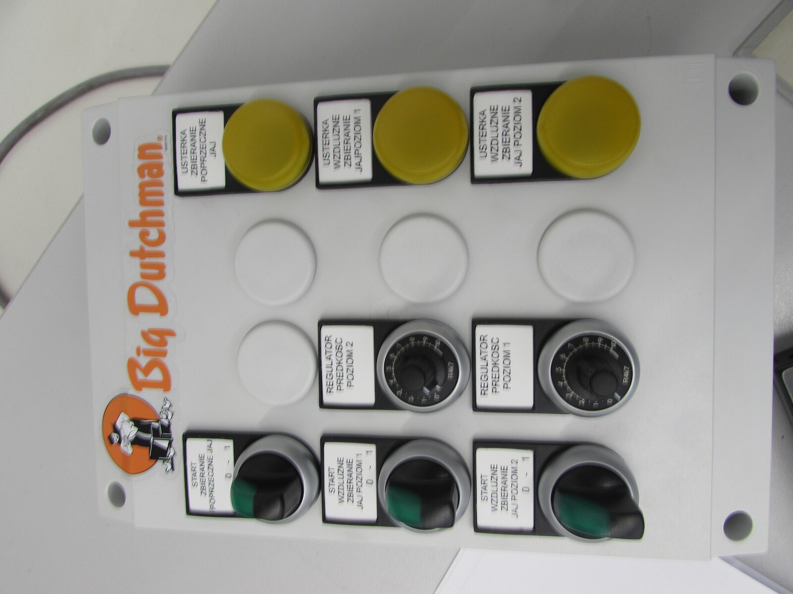 Control panel egg collection